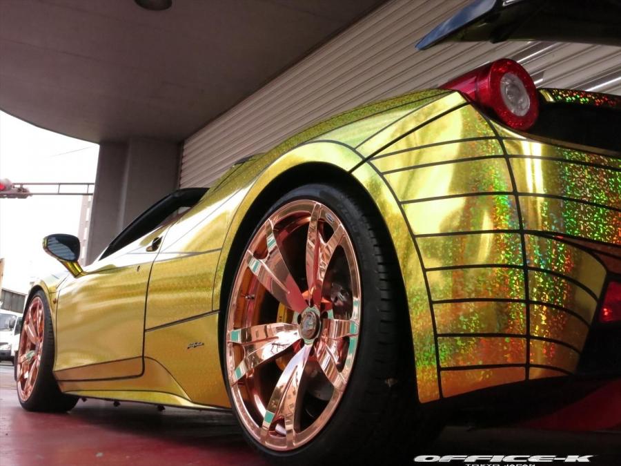  Ferrari 458 Spider Golden Shark by Office-K 2014 года  (фото 14 из 16)